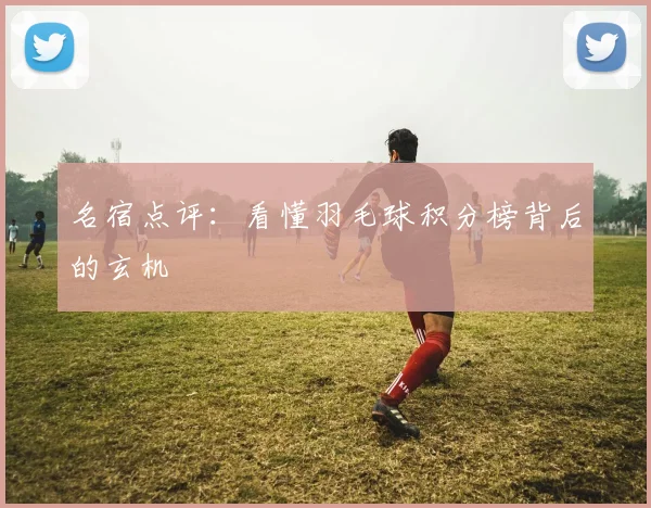 名宿点评：看懂羽毛球积分榜背后的玄机